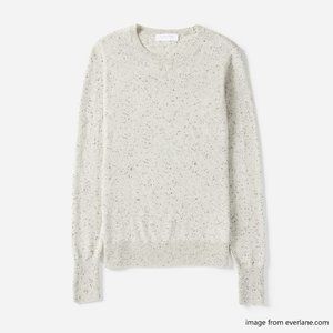 Everlane Cashmere Crew - Frost Donegal - XS